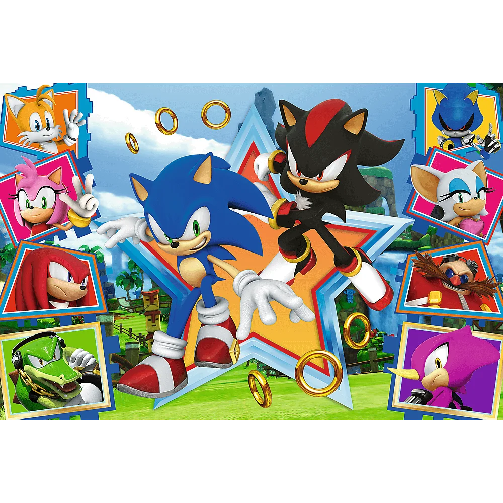 Trefl - Puzzle Sonic, Meet Sonic 100 Pcs 16465