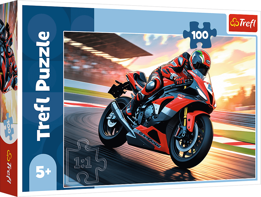 Trefl - Puzzle Fast Motorbike 100 Pcs 16489
