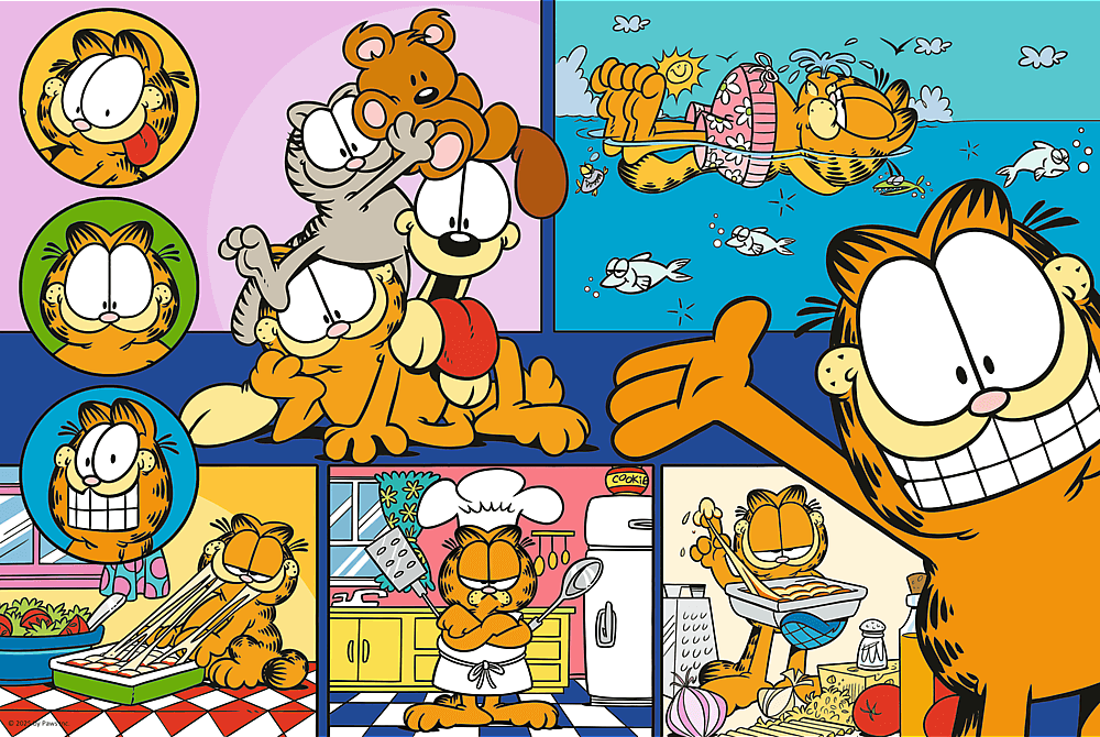 Trefl - Puzzle Lazy Garfield 100 Pcs 16521