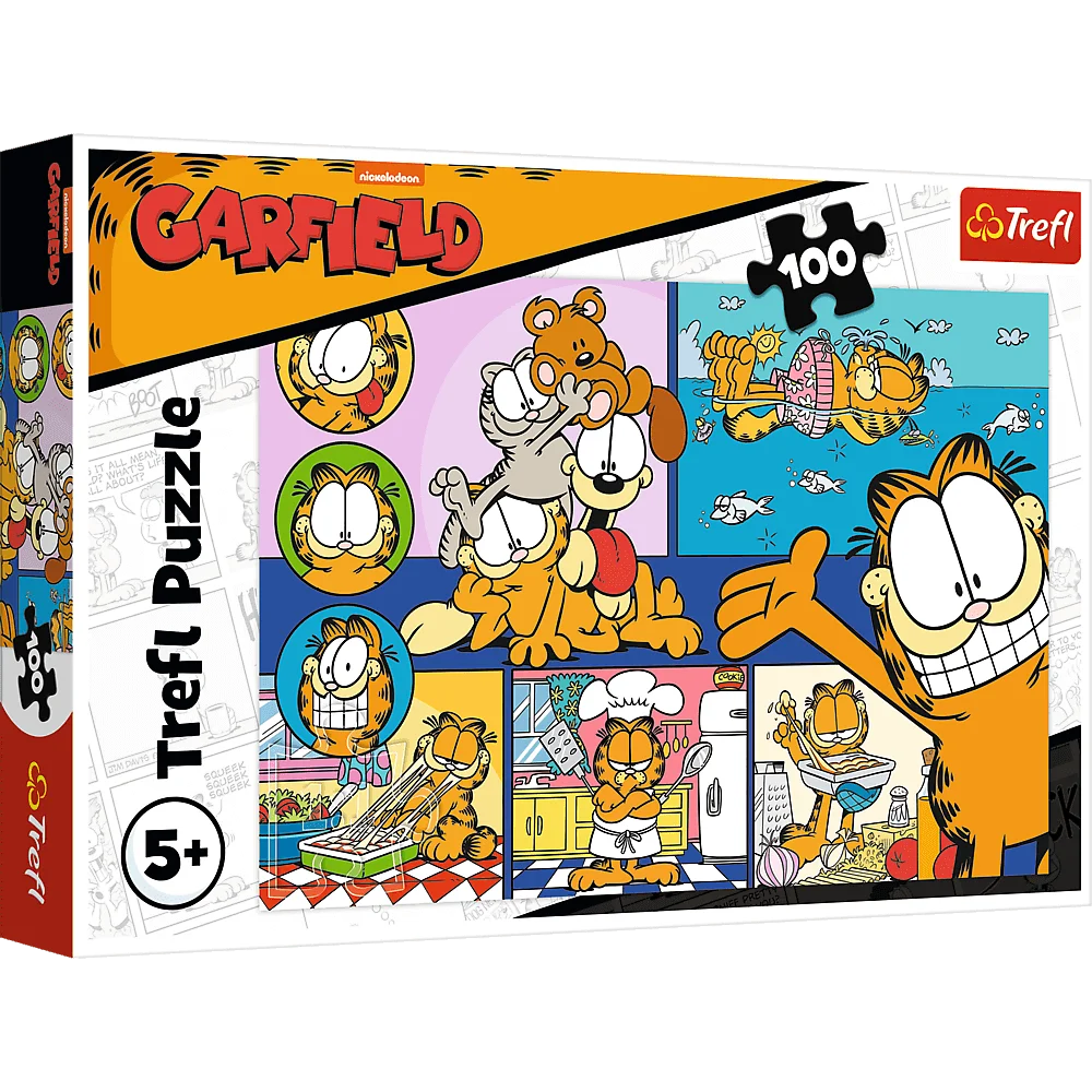 Trefl - Puzzle Lazy Garfield 100 Pcs 16521