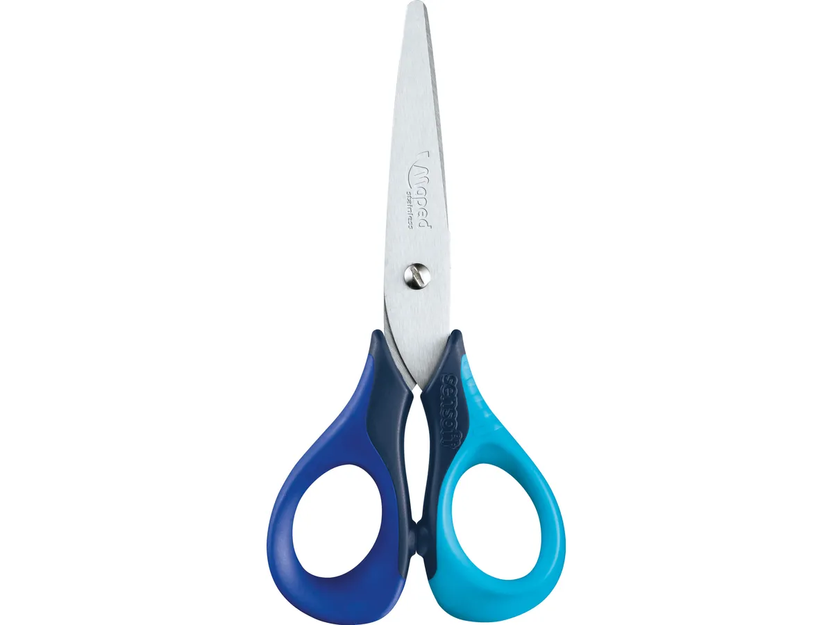 Maped - Ψαλίδι Sensoft Comfort 13cm Μπλέ-Γαλάζιο 169300