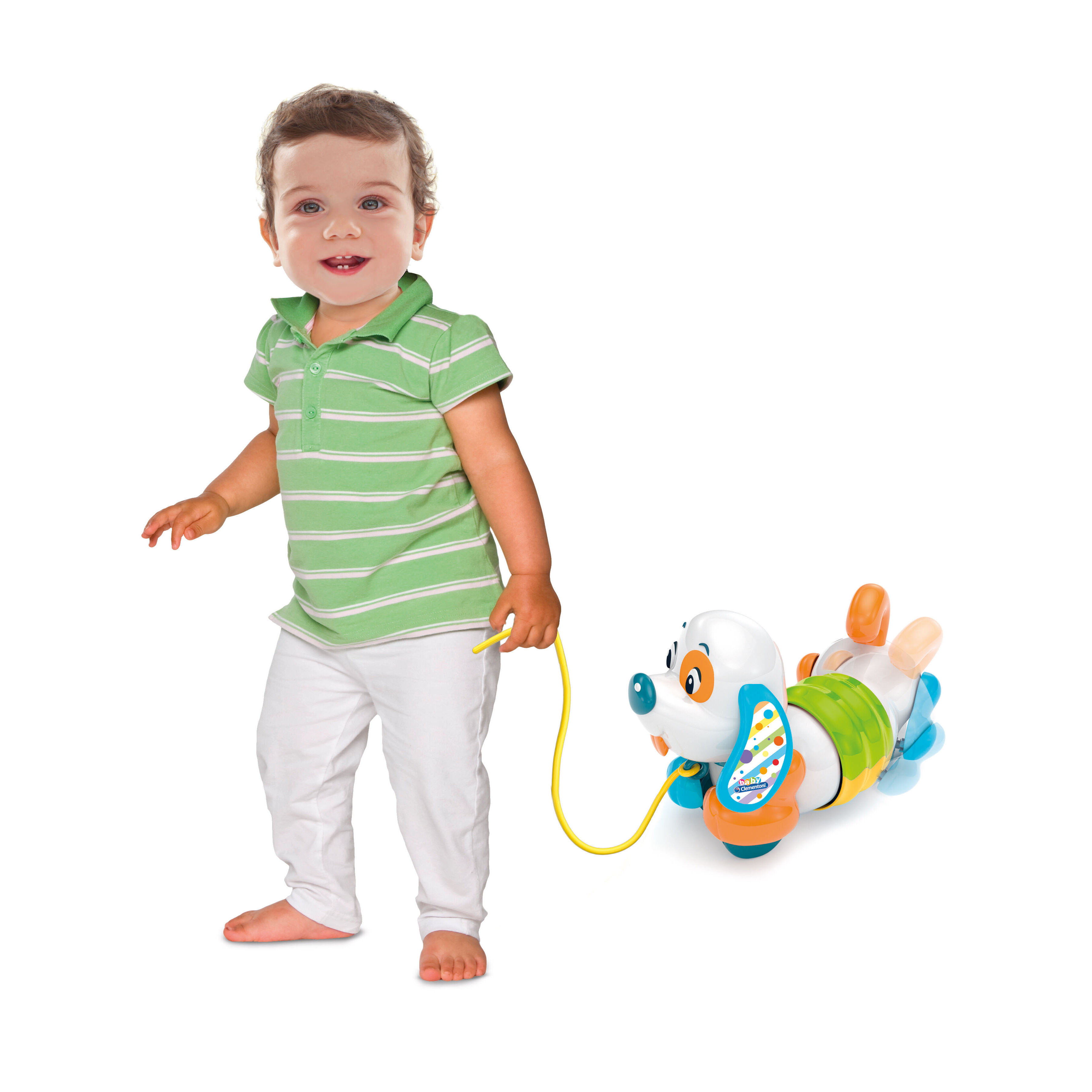 Baby Clementoni - Βρεφικό Παιχνίδι Σκυλάκι Pull Along Τσάρλι 17262