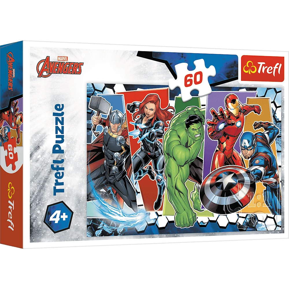 Trefl - Puzzle The Avengers Invincible 60 Pcs 17357