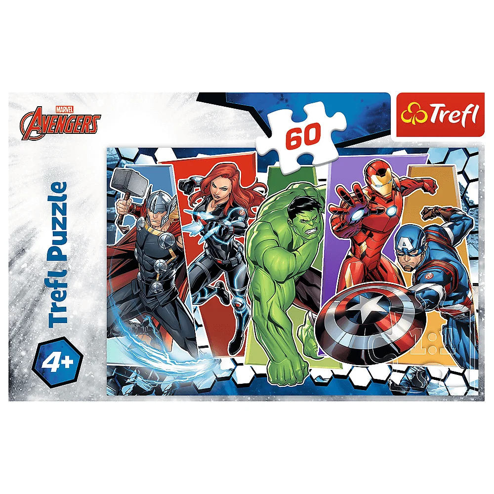 Trefl - Puzzle The Avengers Invincible 60 Pcs 17357