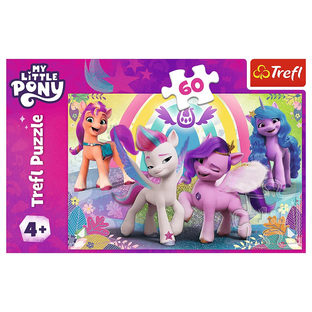 Trefl - Puzzle My Little Pony, In The World Of Friendship 60 Pcs 17390