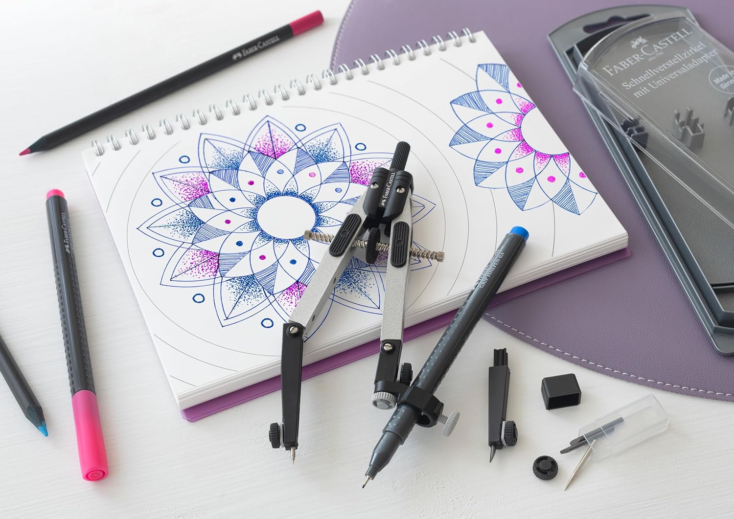 Faber Castell – Διαβήτης Βίδας, Quick Set Jointed 4M PEG 174014 Faber Castell – Διαβήτης Βίδας, Quick Set Jointed 4M PEG 174014