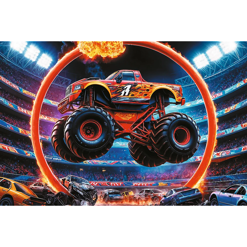 Trefl - Puzzle Monster Truck 60 Pcs 17404