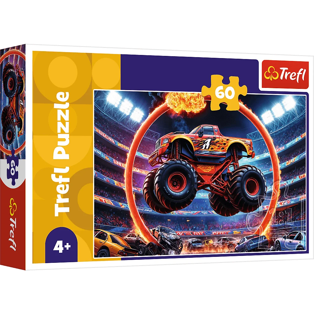 Trefl - Puzzle Monster Truck 60 Pcs 17404