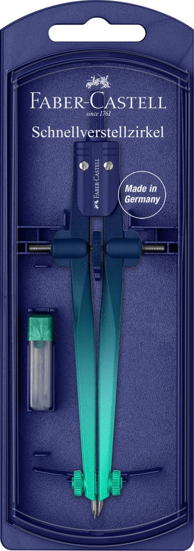 Faber Castell – Διαβήτης Quick Set Compass Flow, Navy Blue 174556