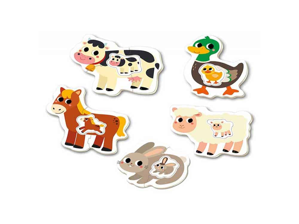 Educa - Baby Puzzle, Farm 2/2/3/3/4 Pcs 17574