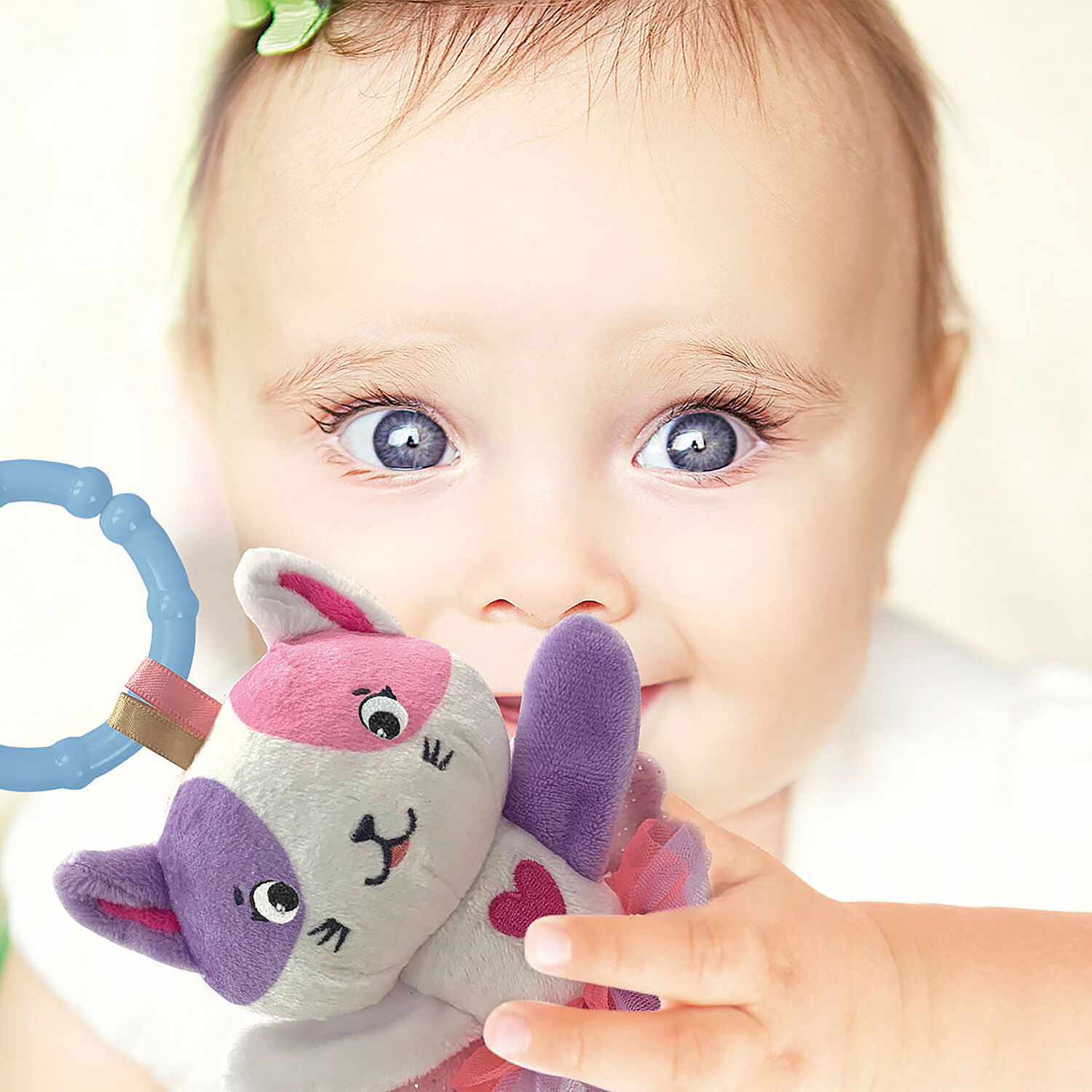 Clementoni - Βρεφικό Παιχνίδι Κουδουνίστρα Μαλακή Γατούλα 17784