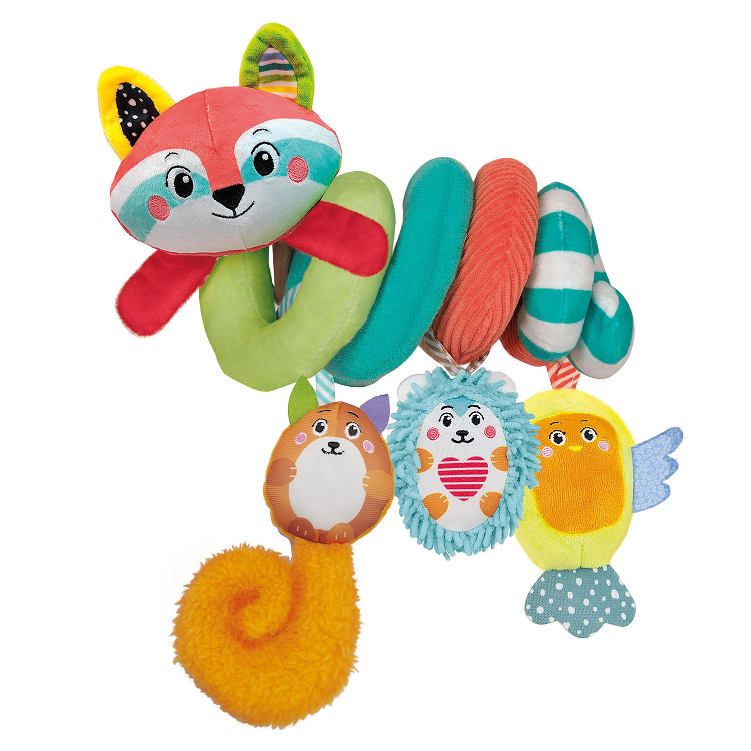 Clementoni - Βρεφικό Παιχνίδι Κρεμαστό Κούνιας Χαρούμενα Ζωάκια 17909