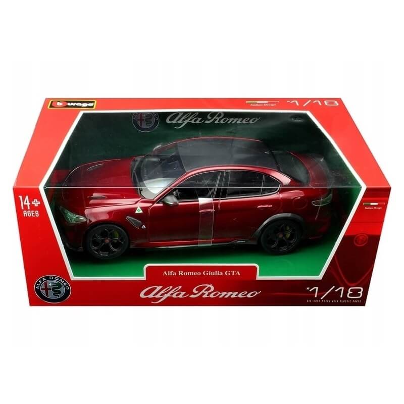 Bburago - 1/18 Alfa Romeo Giulia GTAm 99, Red 18-11049