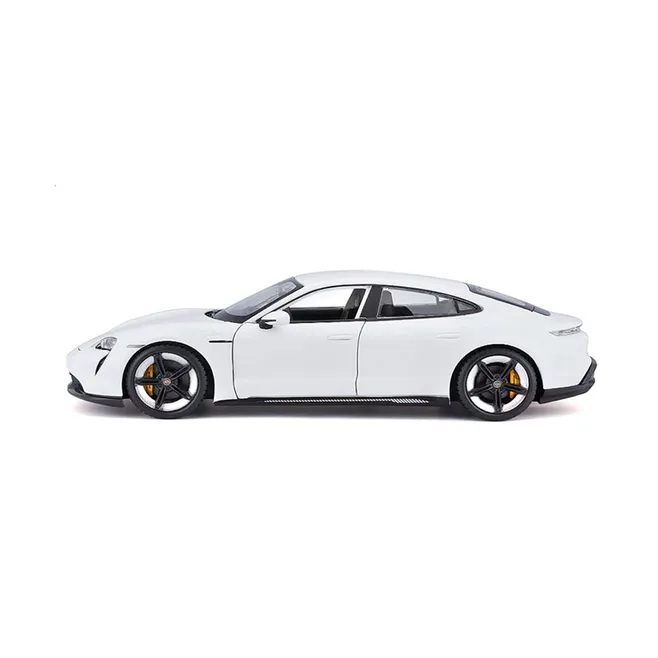 Bburago - 1:24, Porsche Taycan Turbo S, White 18-21098