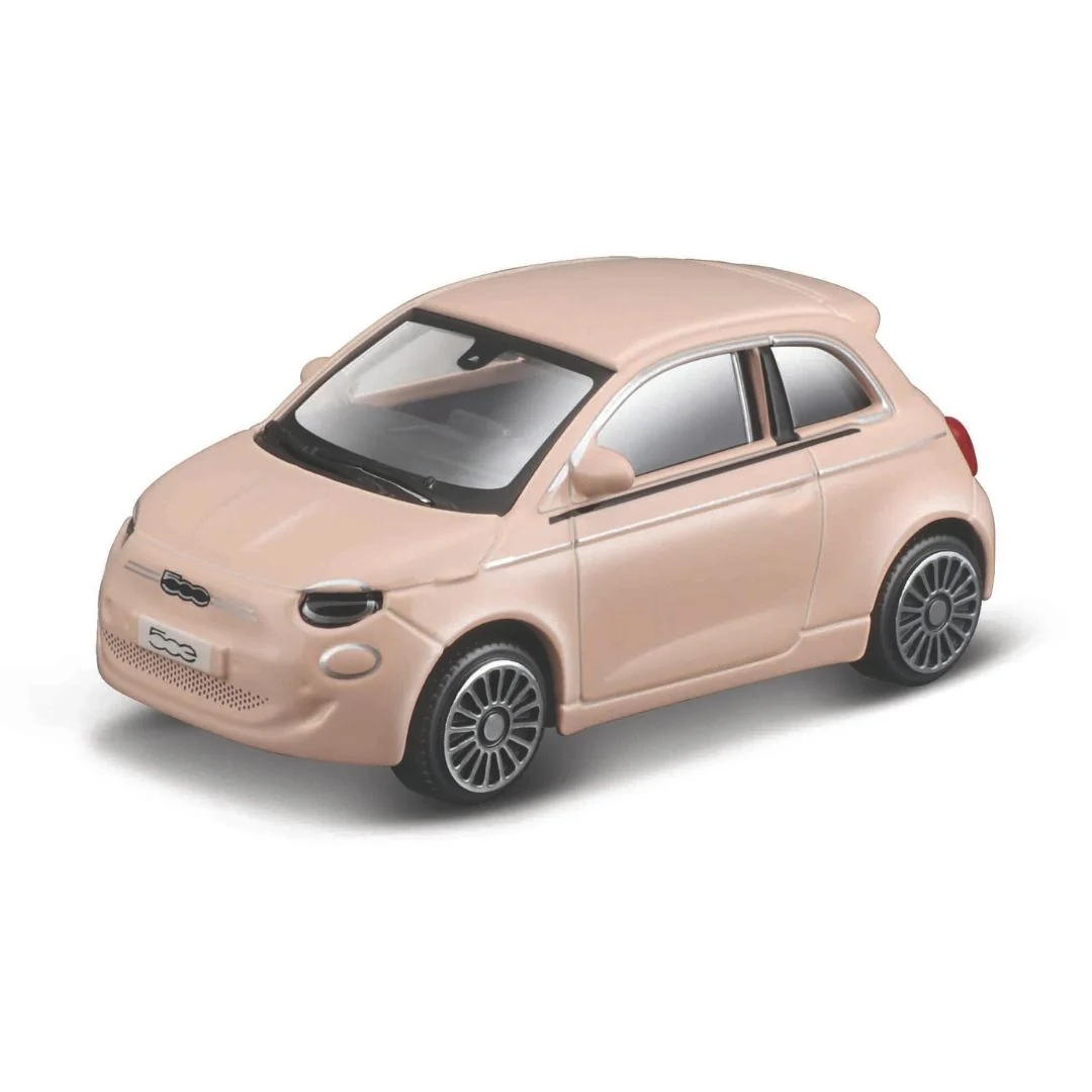 Bburago - 1/43 Street Fire, Fiat 500e, Rose 18-30456 (18-30000)