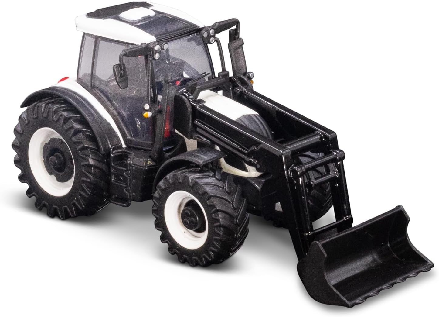Bburago - Farmland, Valtra N174 Tractor Front Loader 2017 - White Black 18-31638 (18-31630)