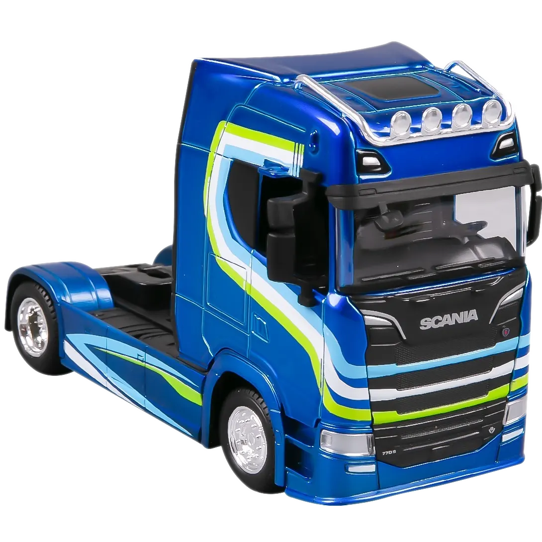 Burago – 1:43 Haulers Custon Cabs, Scania 770s Blue 18-32206 (18-32200)