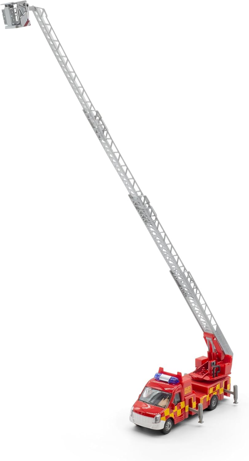 Bburago - Municipal Vehicle, Fire Truck With Ladder 18-32267