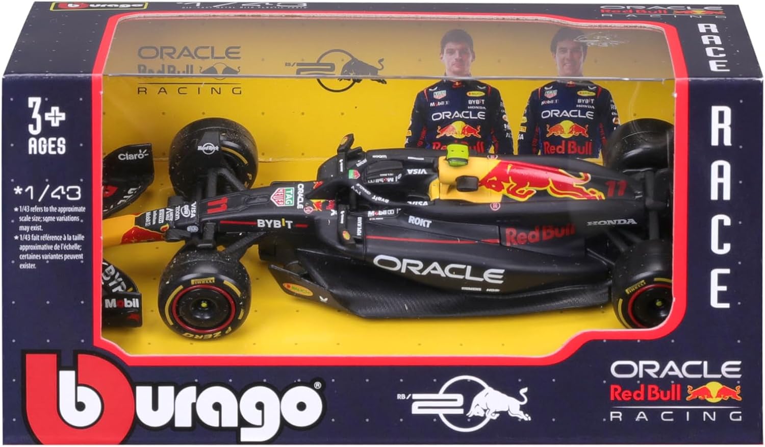 Bburago - 1/43 Race, F1 Red Bull RB20 2024 #11 Perez 18-38097P