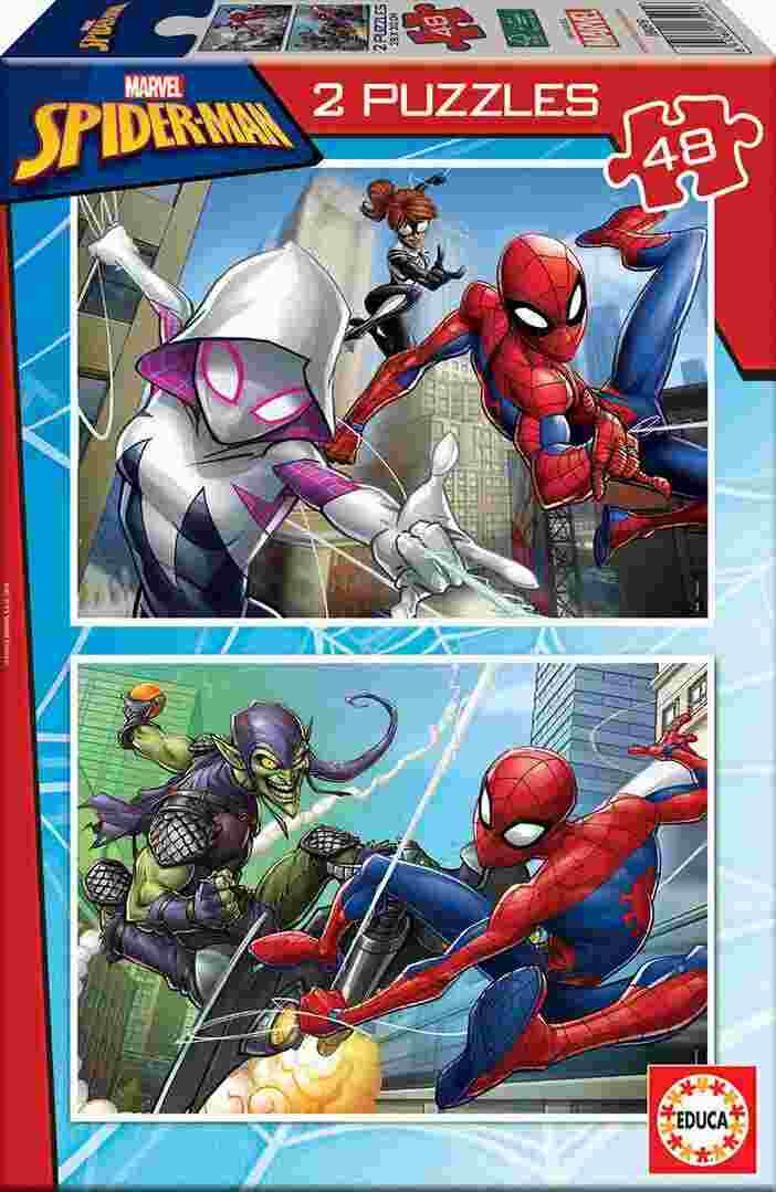 Educa - 2 In 1 Puzzle Spiderman 48/48 Pcs 18099