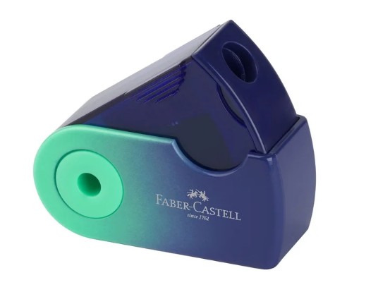 Faber Castell Ξύστρα Μονή - Sleeve Mini, Flow, Buzzing Blue 182776
