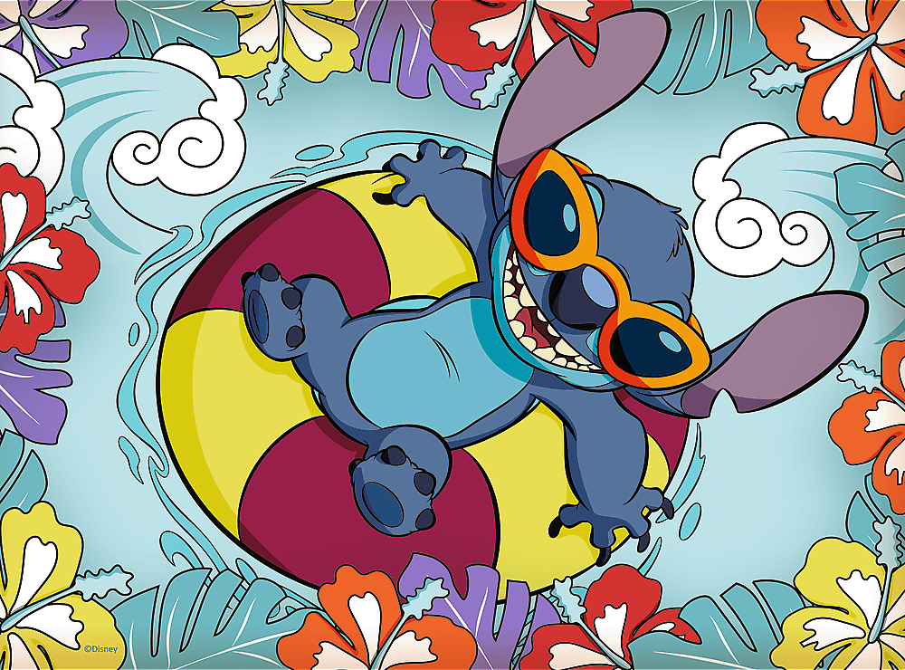 Trefl - Puzzle Disney Lilo and Stitch On Vacation 30 Pcs 18305