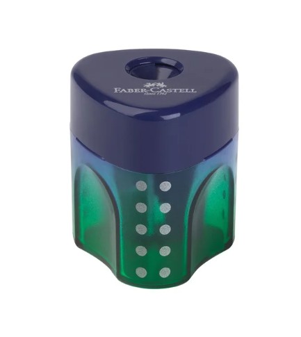 Faber Castell Ξύστρα - Μονή Grip Mini, Flow, Buzzing Blue 183471