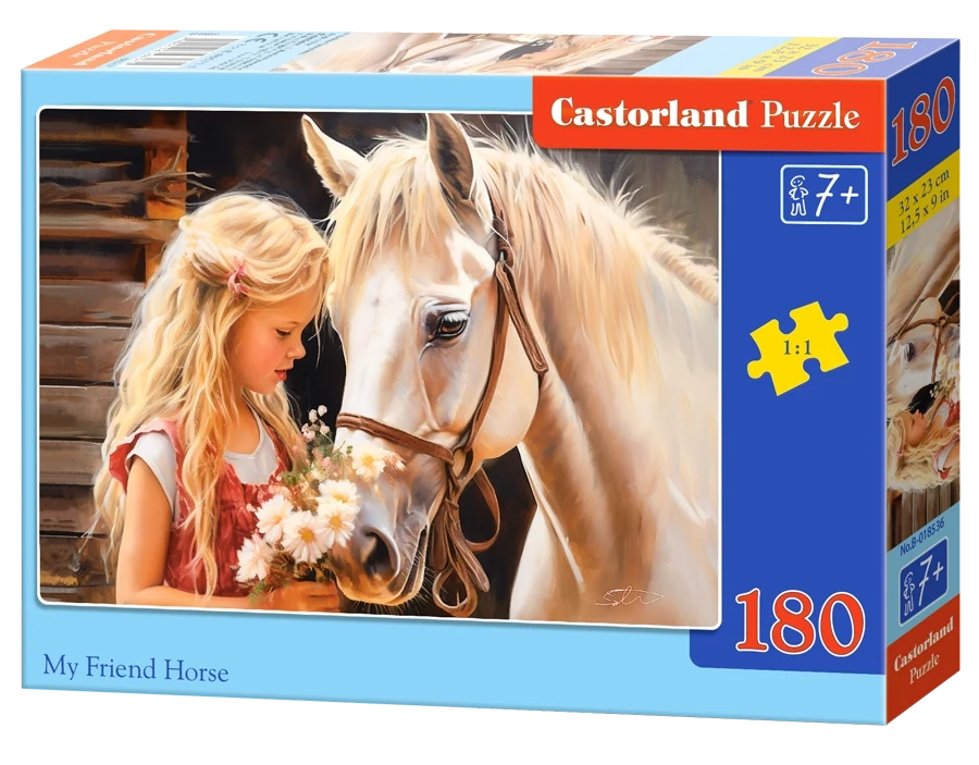 Castorland - Puzzle My Friend Horse 180 Pcs 18536