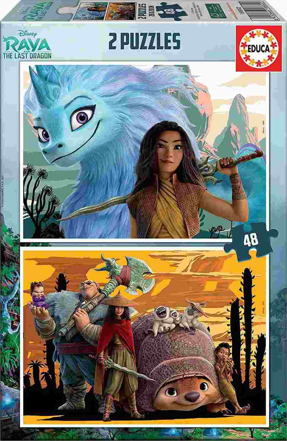 Educa - 2 In 1 Puzzle Raya And Last Dragon 48/48 Pcs 18882 Educa - 2 In 1 Puzzle Raya And Last Dragon 48/48 Pcs 18882