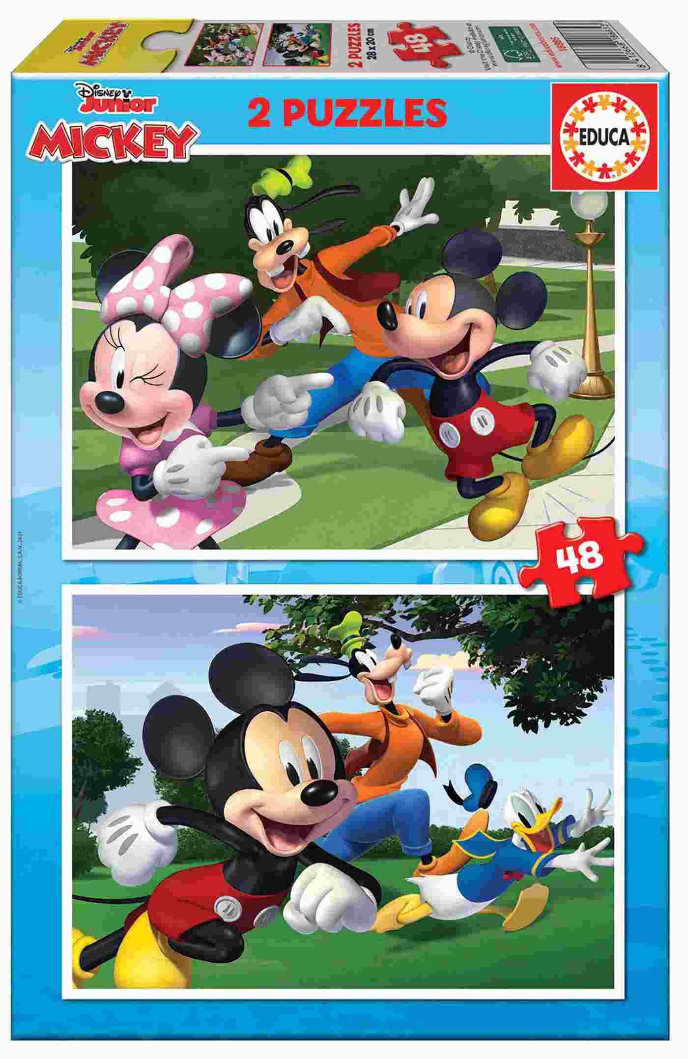 Educa - 2 In 1 Puzzle Mickey And Friends 48/48 Pcs 18885 Educa - 2 In 1 Puzzle Mickey And Friends 48/48 Pcs 18885