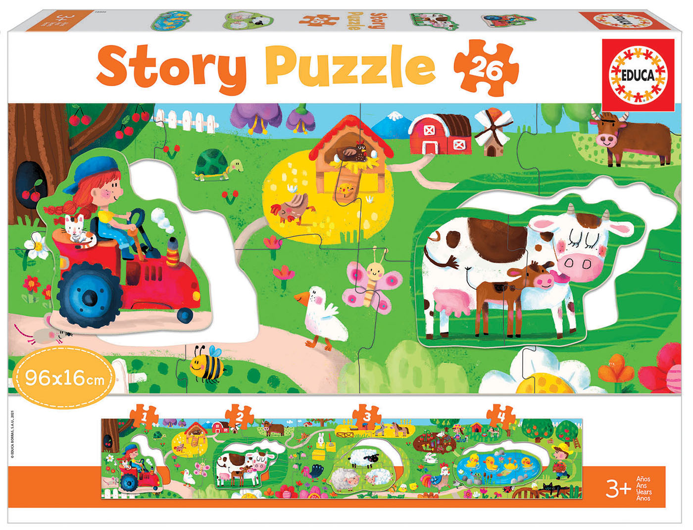 Educa - Puzzle, The Farm Story 26 Pcs 18900