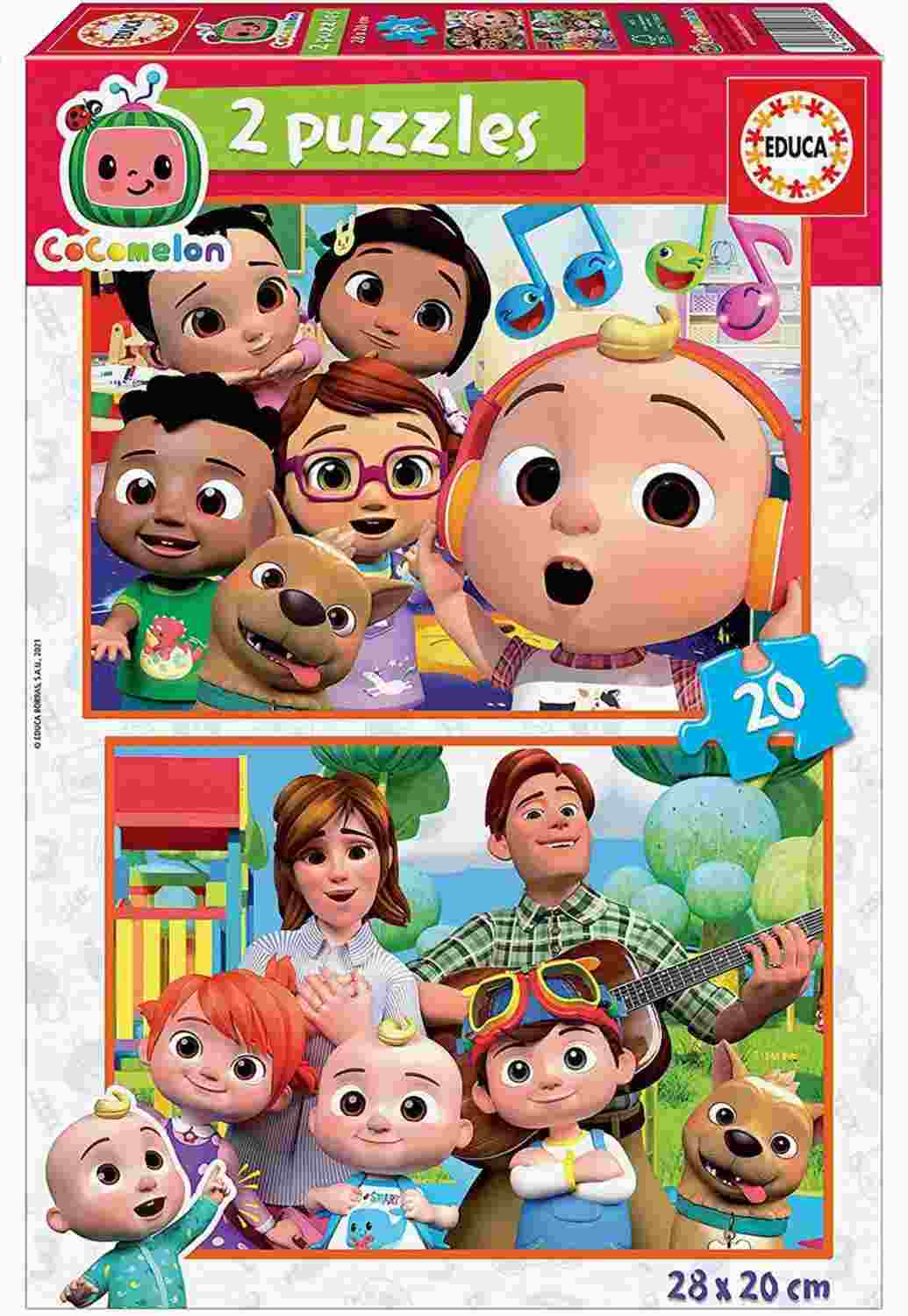 Educa - 2 In 1 Puzzle Cocomelon 20/20 Pcs 19137 Educa - 2 In 1 Puzzle Cocomelon 20/20 Pcs 19137