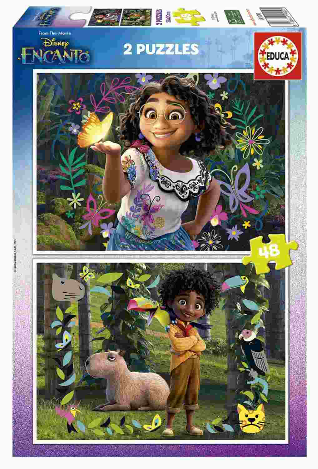 Educa - 2 In 1 Puzzle Encanto Disney 48/48 Pcs 19200 Educa - 2 In 1 Puzzle Encanto Disney 48/48 Pcs 19200