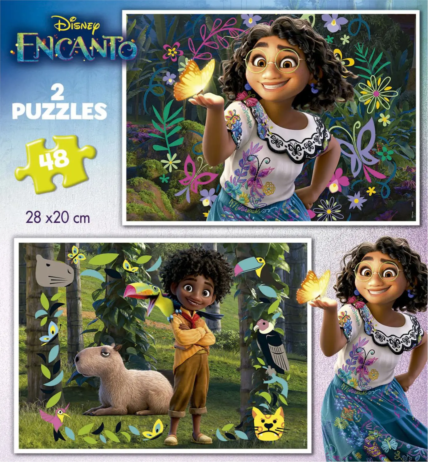 Educa - 2 In 1 Puzzle Encanto Disney 48/48 Pcs 19200 Educa - 2 In 1 Puzzle Encanto Disney 48/48 Pcs 19200