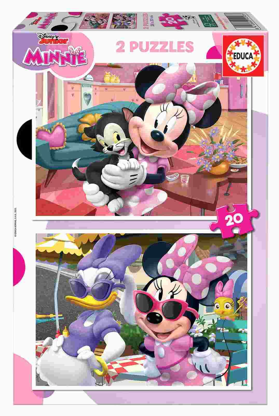 Educa - 2 In 1 Puzzle Minnie 20/20 Pcs 19297 Educa - 2 In 1 Puzzle Minnie 20/20 Pcs 19297