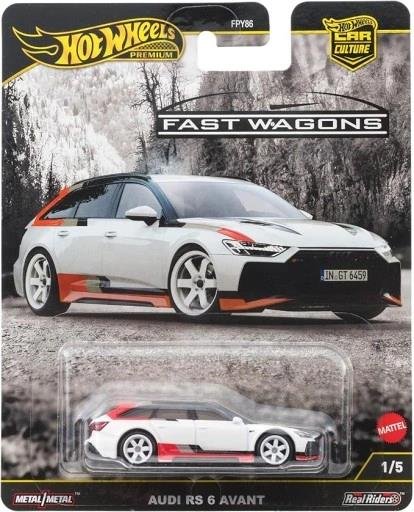 Mattel Hot Wheels – Car Culture Series, Audi Rs6 Avant (1/5) JBK51 (FPY86) Mattel Hot Wheels – Car Culture Series, Audi Rs6 Avant (1/5) JBK51 (FPY86)