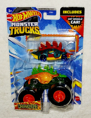 Mattel Hot Wheels - Monster Truck Με Αυτοκινητάκι, Motosaur JCG40 (GRH81) Mattel Hot Wheels - Monster Truck Με Αυτοκινητάκι, Motosaur JCG40 (GRH81)