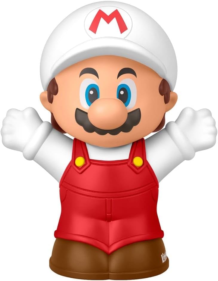 Mattel Super Mario - Little People Collector, Fire Mario 7cm JHG65 (JHG64)