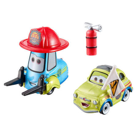 Mattel Cars - Radiator Springs Race & Rescue , Guido & Luigi JMX75 (JMX72)