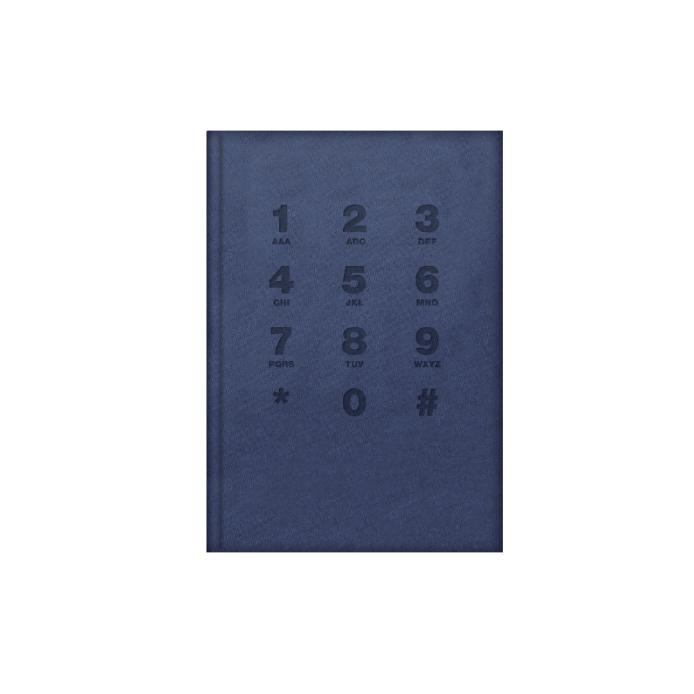 The Writing Fields - Τηλεφωνικό Ευρετήριο Πυρογραφικό 11x17, Blue 20.71004