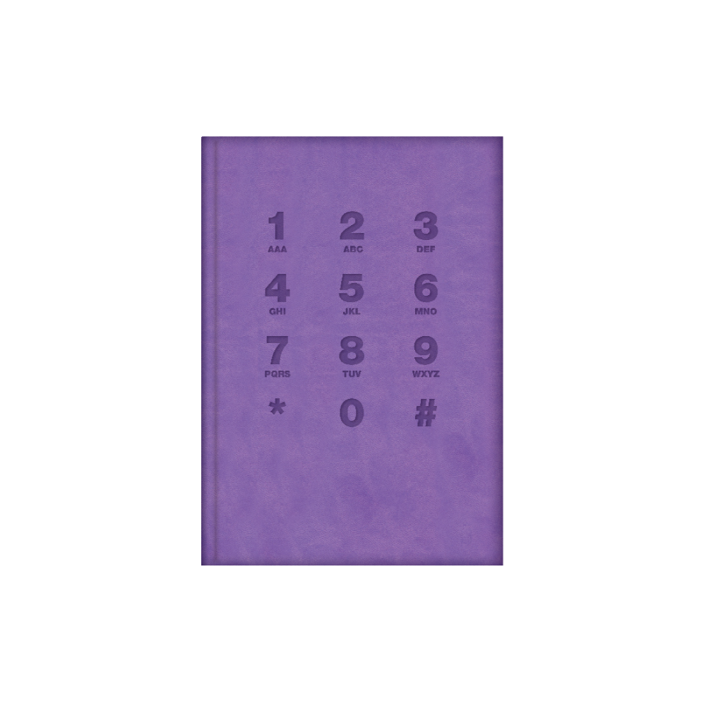 The Writing Fields - Τηλεφωνικό Ευρετήριο Πυρογραφικό 14x21, Purple 20.71003