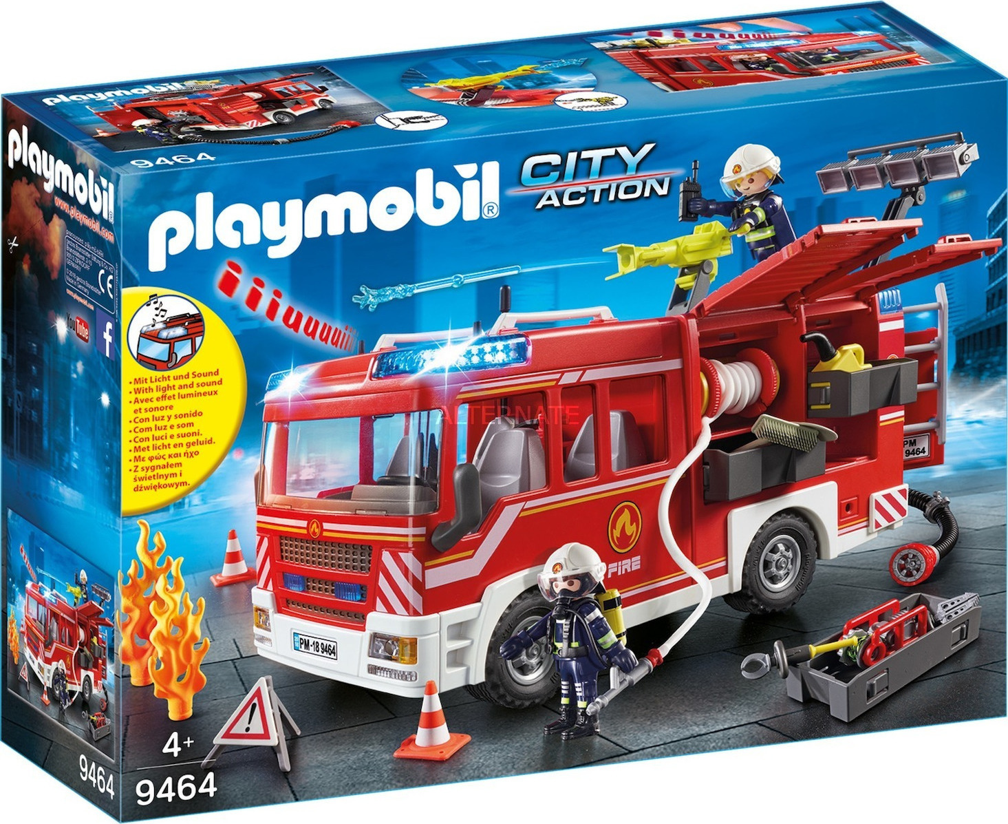 Playmobil City Action - Πυροσβεστικό Όχημα 9464