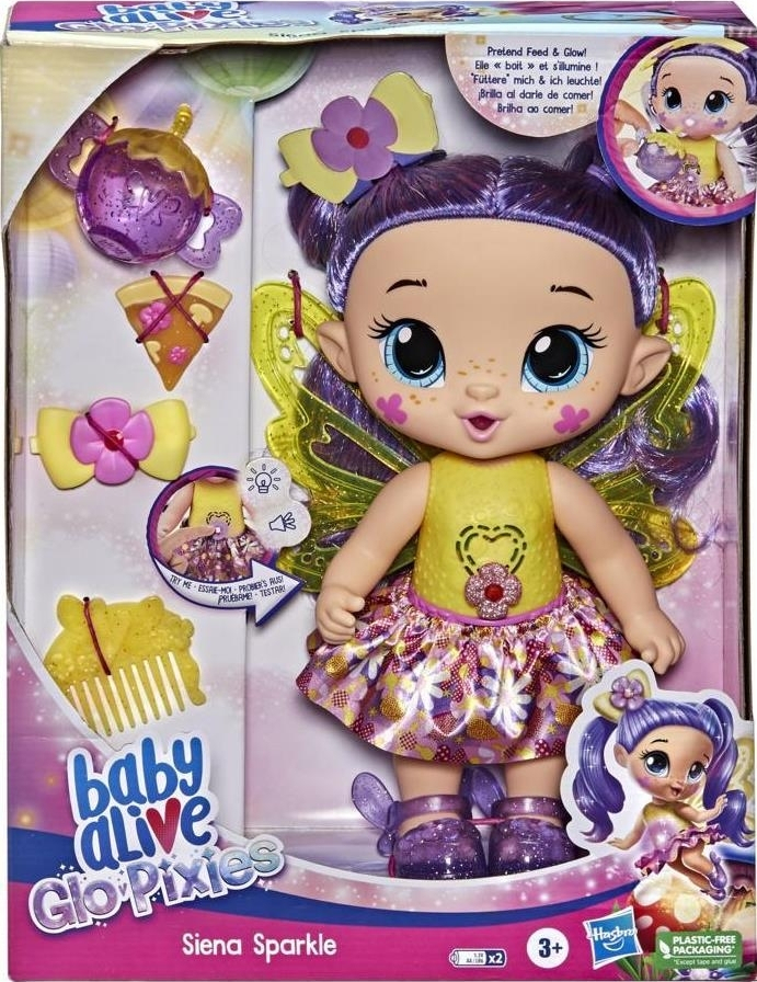 Hasbro Baby Alive - Glo Pixies, Siena Sparkle F2593 (F2414)