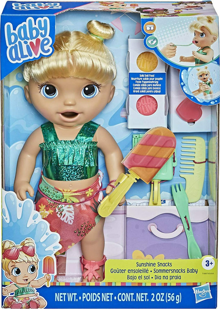 Hasbro Baby Alive - Sunshine Snacks Ξανθά Μαλλιά F1680 (F1626)