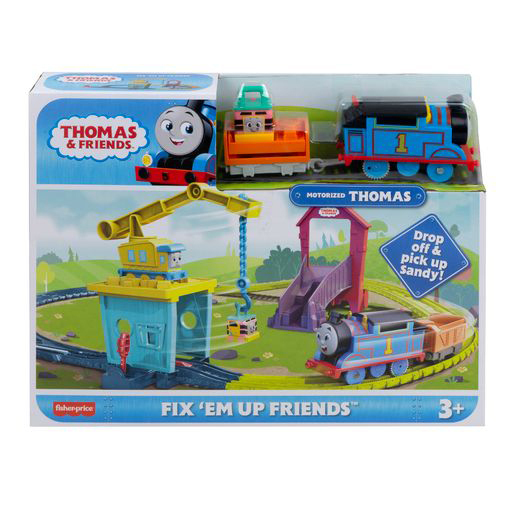 Fisher Price Thomas & Friends - Πίστα Και Σταθμός Επισκευών Με Την Κάρλι Και Τη Σάντι HDY58