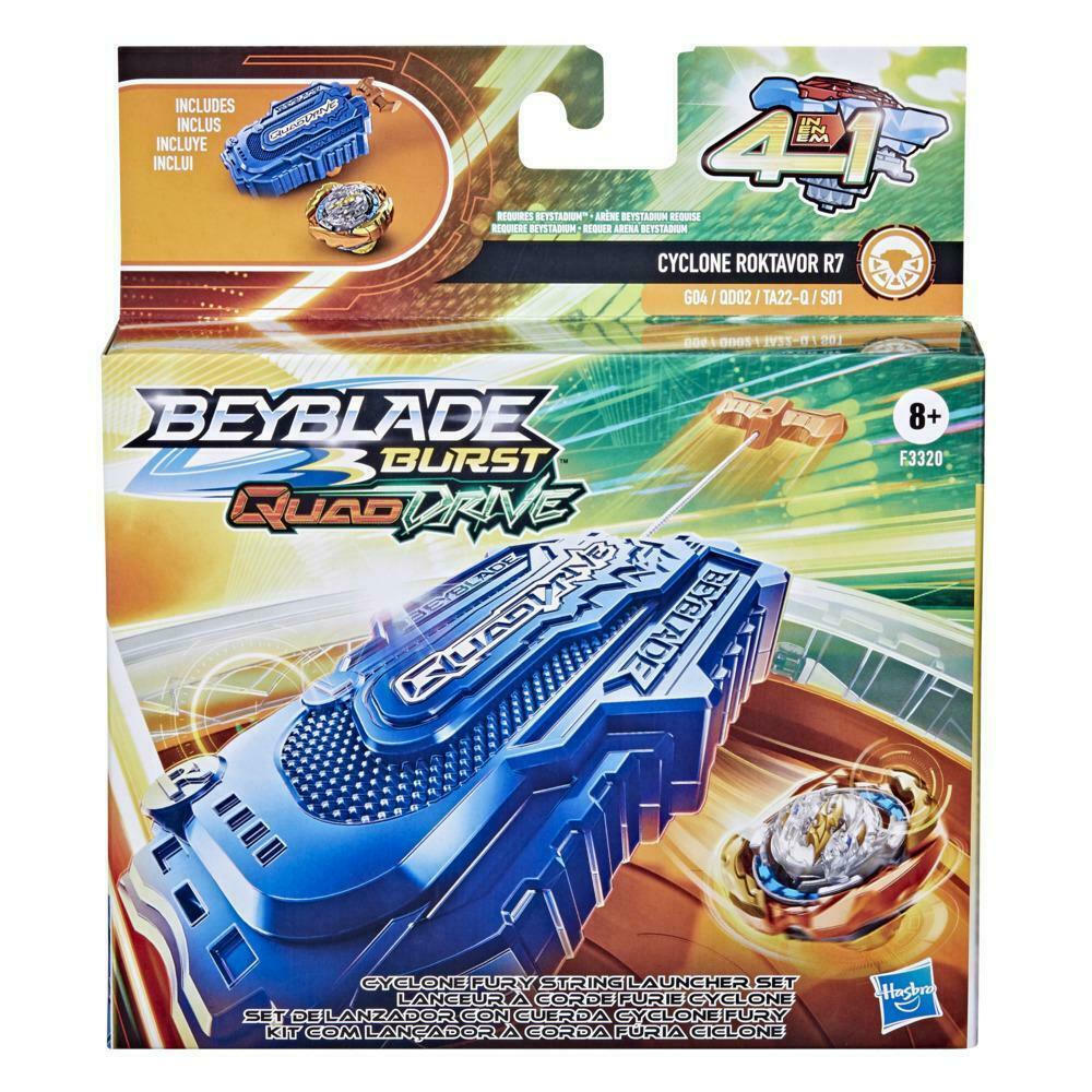 Hasbro Beyblade – Burst QuadDrive Cyclone Fury String Launcher Set F3320