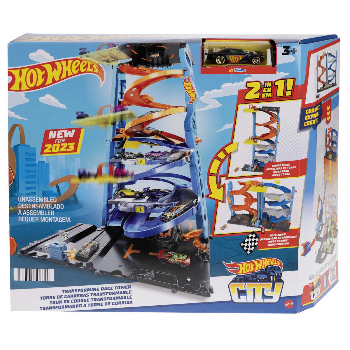 Mattel Hot Wheels - City Πύργος Ταχύτητας 2 Σε 1 HKX43