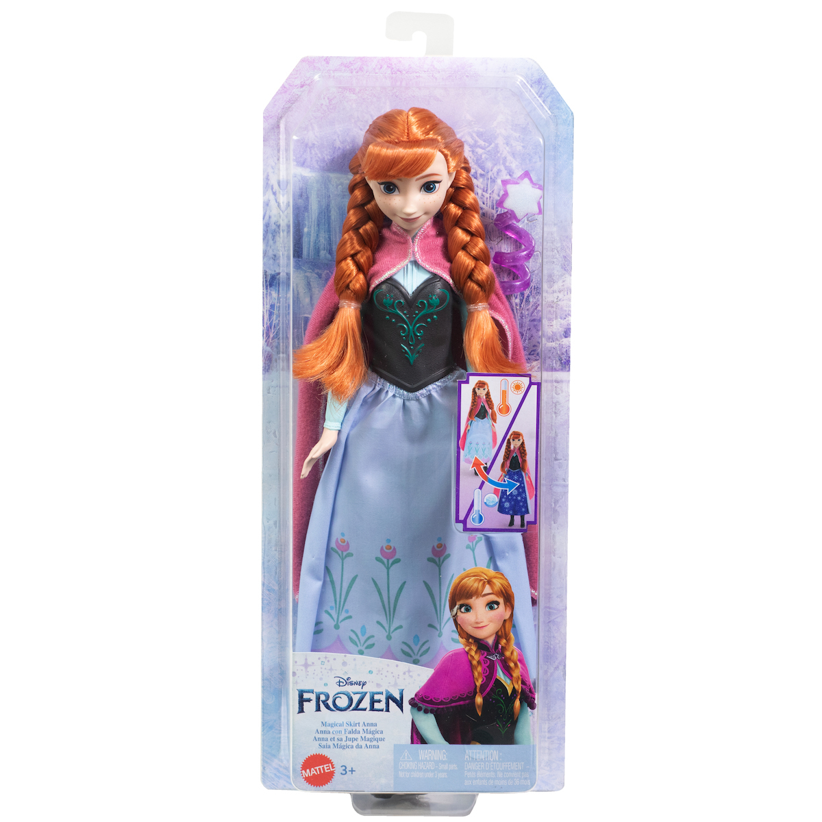 Mattel Disney Frozen - Anna Magical Color-Change Skirt Fashion HTG24