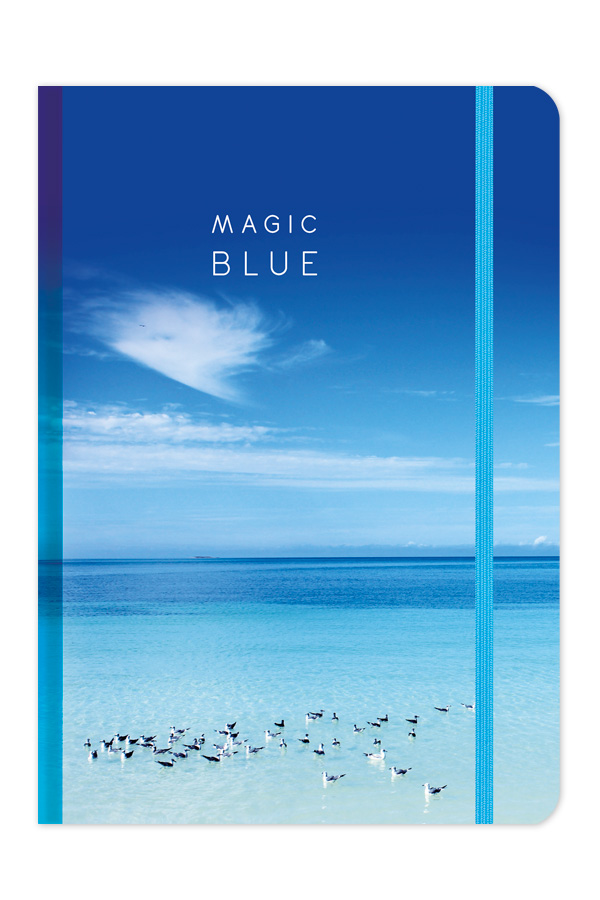 Adbook - Σημειωματάριο Senti 17x25cm, Magic Blue SM-3123-A