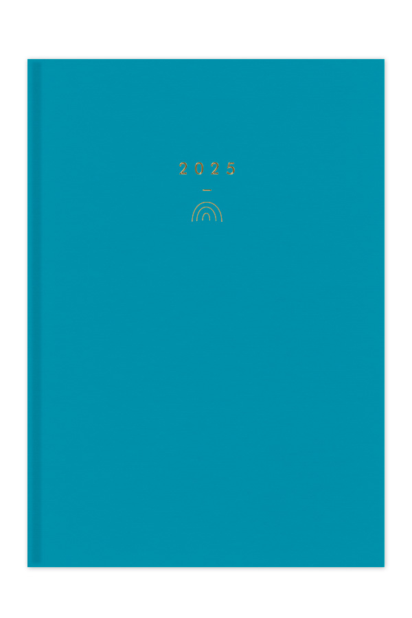 Adbook - Ημερήσιο Ημερολόγιο Vie 2025, Teal 17x25 HM-1203-28